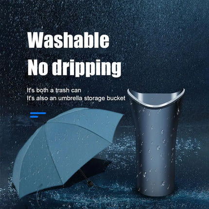 1pc Car Umbrella Storage Bucket Waterproof Car Storage Holder Car Gadget Trunk Organizer Car Interior Accessories