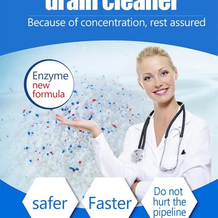 12bags Household drain cleaner deodorant kitchen toilet bathtub sewer cleaning powder Pipe dredging tool Prevent blockage