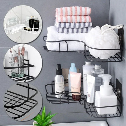 Japanese Style Wrought Iron Wall Shelf