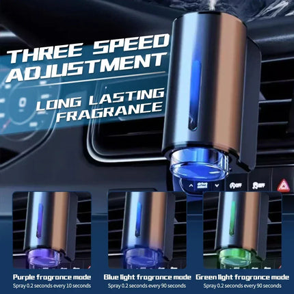 Smart Car Air Freshener Fragrance Diffuser Mist Humidifier with Essential Oil 3 Gear Adjustable Aromatherapy Interior Accessory