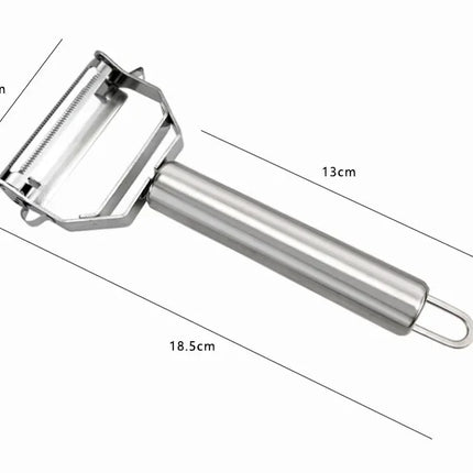 4in1 Peeler Multifunction Grater Julienne Peeler Vegetable Fruit Peeler Stainless Steel Potato Slicer Shredder Kitchen Tool