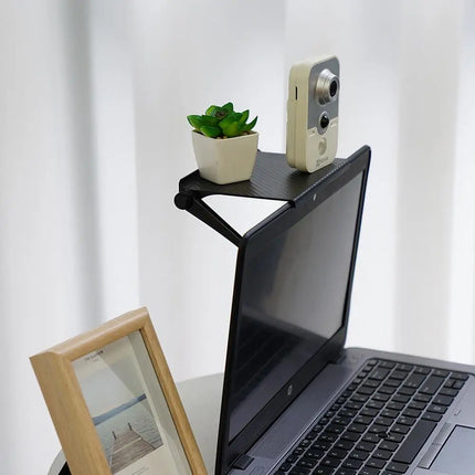 TV Computer Screen Top Shelf Organizer Bracket Stand Adjustable Monitor Top Shelf Set-top Box Holder Home Storage Supplies ﻿