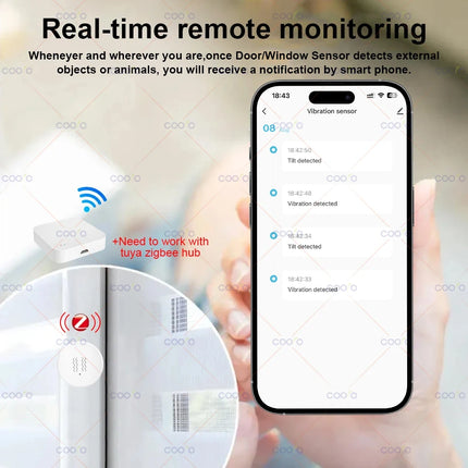 Zigbee Smart Vibration Sensor
