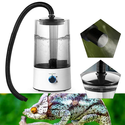 4L Reptile Terrariums Humidifier Fogger Intelligent Spray System for Pet Misting Cool System with Dry-Run Protection