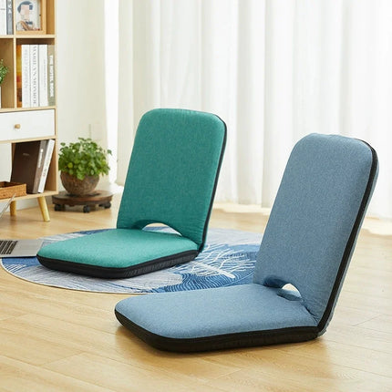 Japanese-style Tatami Chair Bedroom Backrest Chair Bay Window Lazy Sofa Legless Chair Leisure Folding Lounge Chair Protable