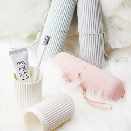 Portable Toothpaste Toothbrush Protect Holder Case Travel Camping Storage Box Protect Toothbrush Toothpaste from Dirt and Damage