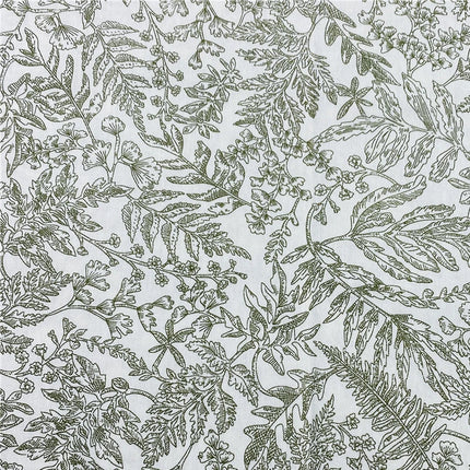 150x50cm Pure Cotton Plant Printed Fabric For Summer Women's Dresses, Shirts Curtains Bedding Handmade DIY Sewing Fabric TJ21948