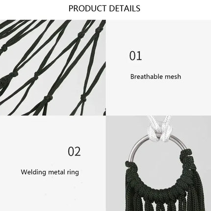 Portable Thickened Nylon Rope Hammock