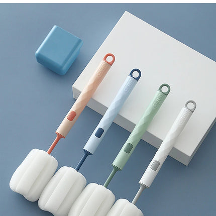 Removable Sponge Baby Cup Bottle Brush Kitchen Cleaning Tool Bottle Cleaning Cleaning Brush  ершик для бутылок
