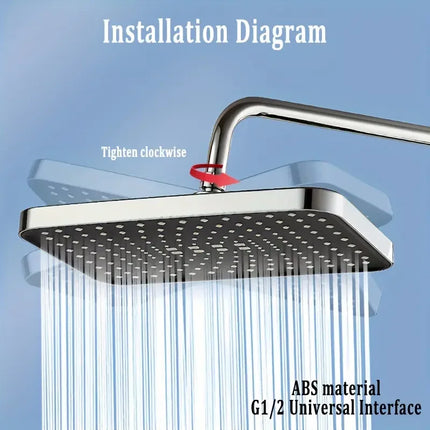High-Pressure Rainfall Shower Head