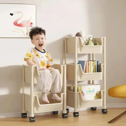 Multi-Layer Trolley Storage Rack