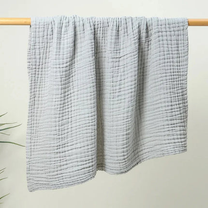 Newborn Bedding Sleeping Blanket Baby Accessories Boys Girls Bath Shower Towel Bathrobe 6 Layers Kids Muslin Swaddle Wrap
