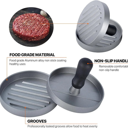 Non-Stick Aluminum Burger Press