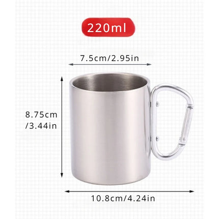Portable Stainless Steel Camping Cup