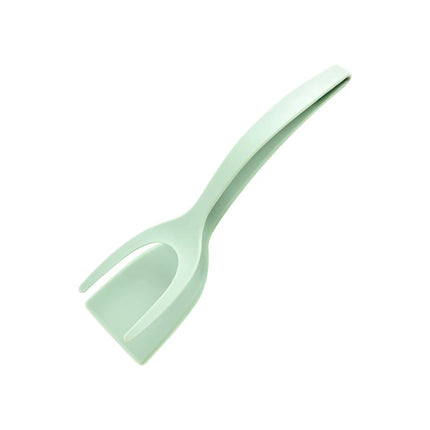 2-in-1 Grip Flip Spatula Tongs Silicone Egg Flipper Pancake Tool
