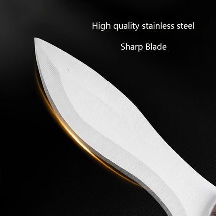 Boning Knife Barbecue Camping Cleaver Meat Cut Fruit Kitchen Knives Chef Utility Butcher Knife Sharp Blade Wooden Handle Cleaver