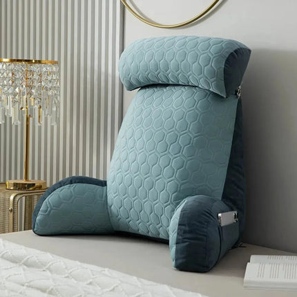 Reading Comfort Pillows Washable Standard Bed Pillow Bedroom Simple Cooling Back Pad Living Room Summer Cool Silk Latex Pillow