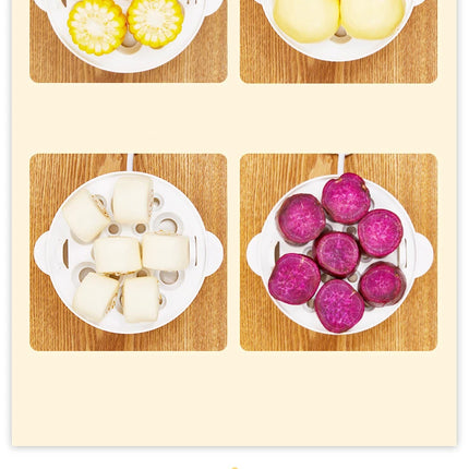 220V Multifunctional Electric Egg Boiler Double Layers Egg Cooker Mini Steamer Poacher Kitchen Cooking Breakfast Machine