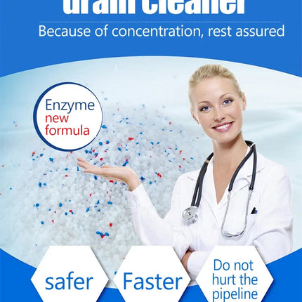 12bags Household drain cleaner deodorant kitchen toilet bathtub sewer cleaning powder Pipe dredging tool Prevent blockage