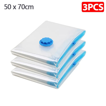 1/3/5pcs Vacuum Storage Bags,for Bedding,Pillows,Towel,Clothes Space Saver Travel Storage Bag,With Hand-Pump,Vacuum Bag Package