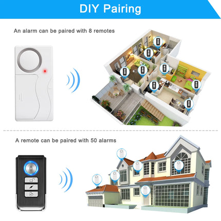 Awapow Wireless Door Alarm with Remote Control