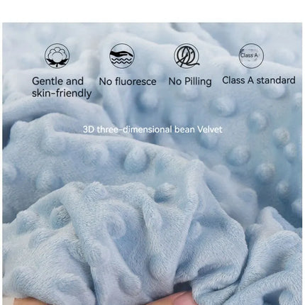Baby Blanket Swaddling Blanket Warm Soft Fleece Blanket Winter Bedding Quilts Baby Bedding Swaddling Bag
