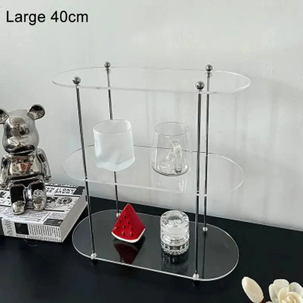 3-Layer Acrylic Desktop Storage Rack