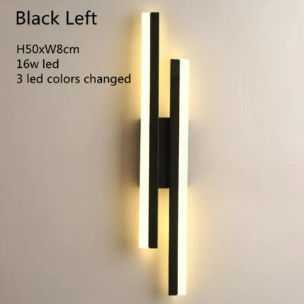 Modern LED Wall Lamp Copper Pipe Sconce
