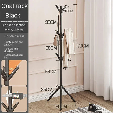 Floor-to-Floor Clothes and Hats Rack