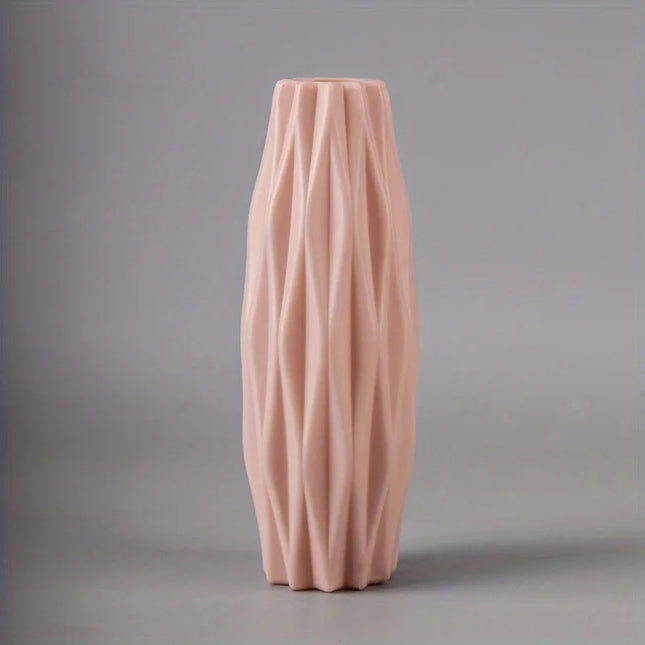 Diamond Plastic Vase Imitation Ceramic Flower Pot