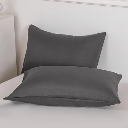 1Pcs Bed Pillowcase Solid Color Comfortable Pillow Cover For Bed Throw Car Sofa Cushion Cover Home Pillow Case 48x74cm