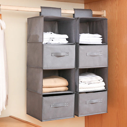 Collapsible Cotton Linen Hanging Storage Bag