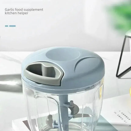 Home Kitchen Manual Ginger Grinder Garlic Mud Splasher Multifunctional Vegetable Cutter Handheld Meat Grinder Modern Minimalist