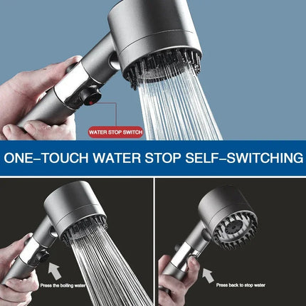 Shower Head High Pressure Showerhead Portable Filter Rainfall Faucet Tap Bathroom Bath Home Innovative Accessory Save Water 2025