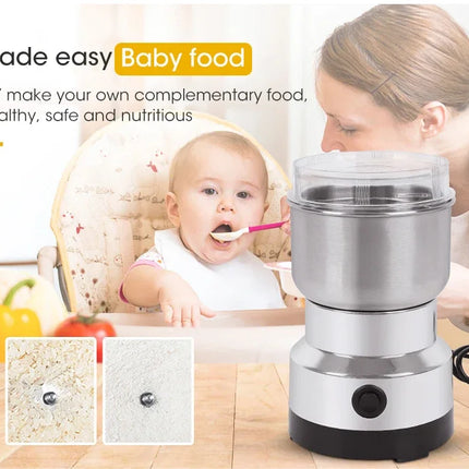 Mini Electric Grinder Household 300ml Ultrafine Baby Food Pulverizer Coffee Grinder Spice Pepper Grinder Grain Mill 2/4 Blades