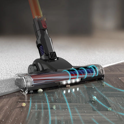 Wireless Handheld Vacuum Cleaner For Home Electric Broom 15kPa Powerful Suction Carpet Floor Bedding Cleaner Removable Battery