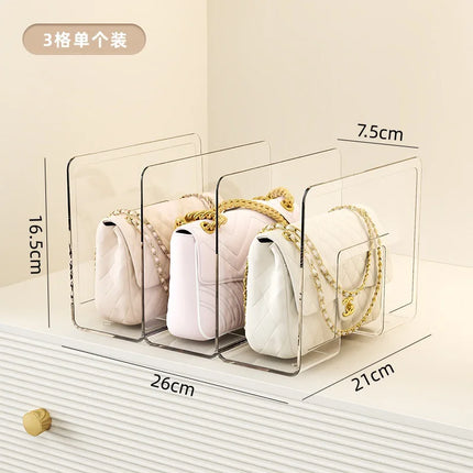 Acrylic Handbag Storage Rack Organizer