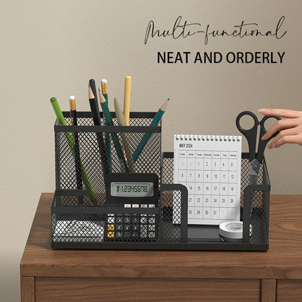 Mesh Desk Organizer with Pencil Holder