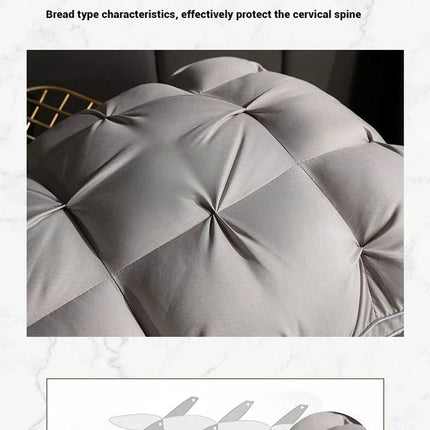 Comfortable Pillows for Sleeping 5-star Hotel Pillow Three-dimensional Soft Bilateral Washed Solid Color Pillow Sleeping Pillows