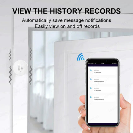 Vibration Tilt Sensor Door Window Alarm Smart Security System