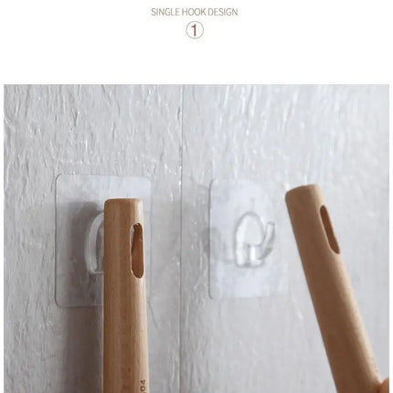 5/10/PCS Super Glue Hook Transparent Strong Self Adhesive Key Towel Door Wall Hanger For Hanging Kitchen Bathroom Accessories
