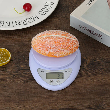 Portable Digital Electronic Scales 5Kg/1G Food Coffee Balance Measuring Weight Portable Digital for Baking Scale Kitchen
