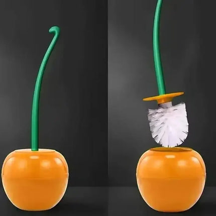 Cherry Shaped Toilet Brush Set