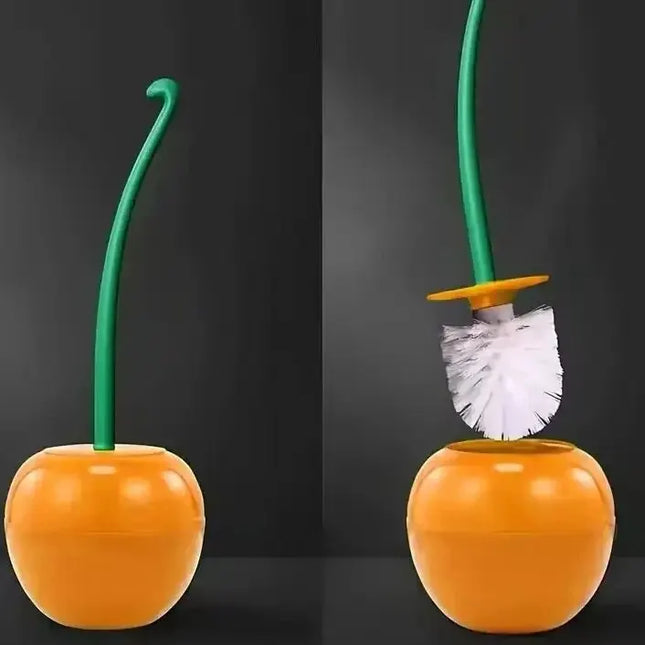 Cherry Shaped Toilet Brush Set