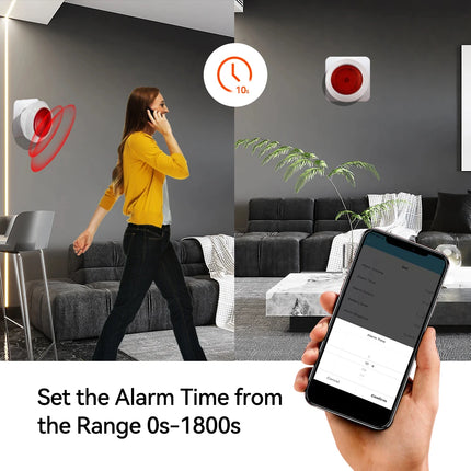 Meian Wireless Sound Flash Alarm Siren