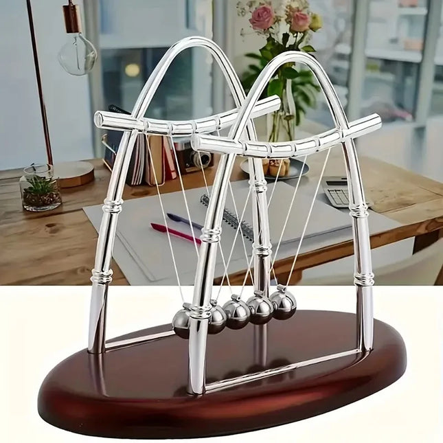 Newton Cradle Steel Balance Balls Physics Science Toy