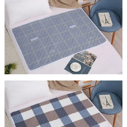 Waterproof Washable Mattress Urine Mat for Baby Toddlers Cute Cartoon Bed Protector Diaper Bedding Urine Pads Cloth Breathable