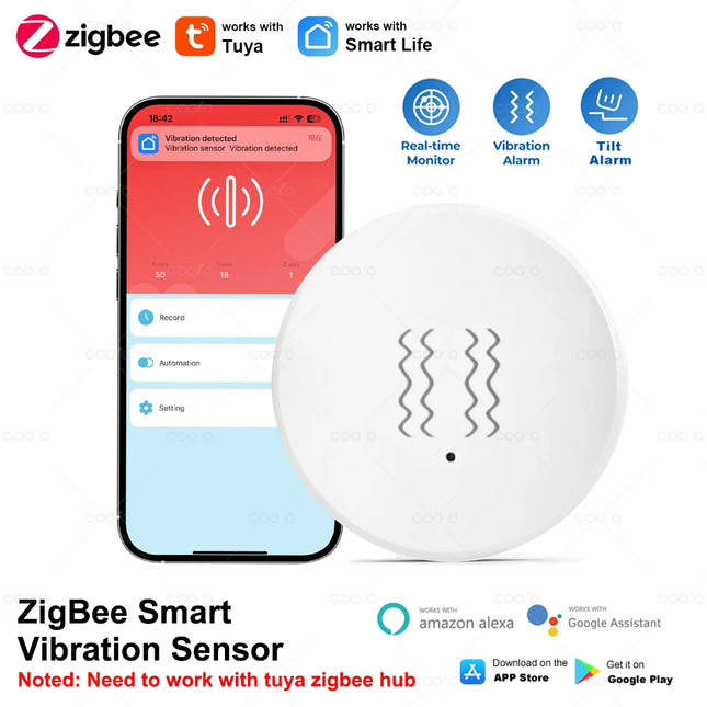 Zigbee Smart Vibration Sensor