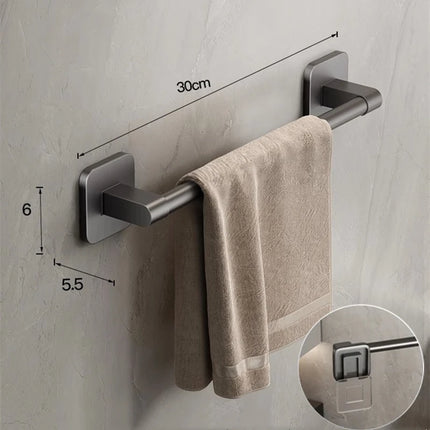 Wall-Mounted Towel & Slipper Rack