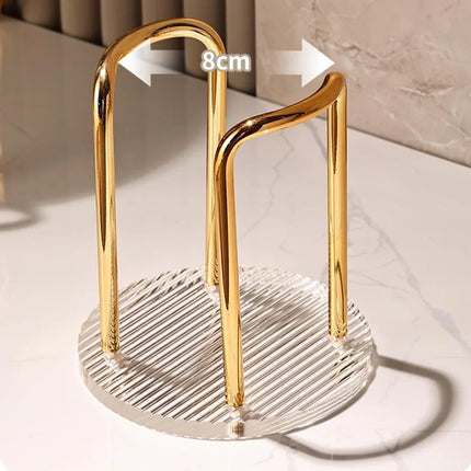1PCS living room luxury disposable cup dispenser storage rack, water cup holder with long stick cup display rack  home storage